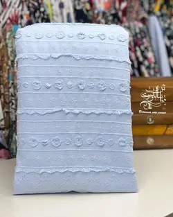 پارچه خامه دوزی گل برجسته 7 رنگ