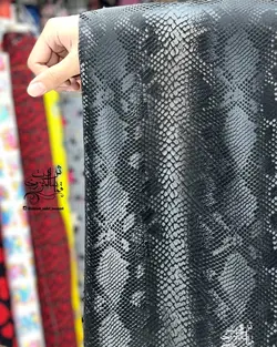 پارچه چرم پشت سوییت در دو طرح پوست پلنگی و پوست ماری