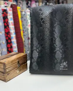 پارچه چرم پشت سوییت در دو طرح پوست پلنگی و پوست ماری
