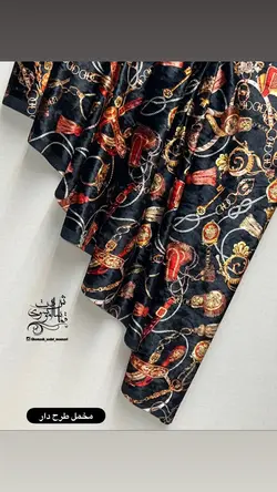 پارچه مخمل طرح دار ترک -26طرح