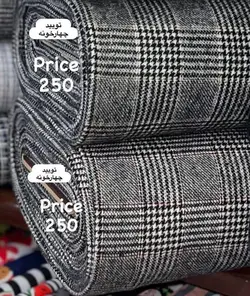 توييت چهارخونه پشمی ترك - 2 رنگ