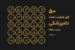 عکس کاور هایلایت دامپزشکی اینستاگرام- بسته 50 PNG آماده [HCP77]
