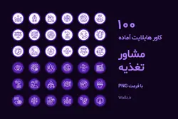 بسته عکس کاور هایلایت مشاور کاهش وزن و رژیم غذایی اینستاگرام [HCP267]