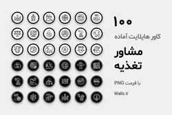 100 عکس کاور هایلایت مشاور تغذیه اینستاگرام [HCP260]