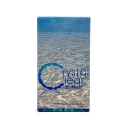 لنز طبی فصلی کریستال Crystal Clear BioMoist به همراه محلول 50 میل یونیورسال