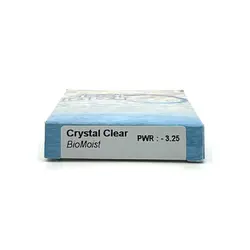 لنز طبی فصلی کریستال Crystal Clear BioMoist به همراه محلول 50 میل یونیورسال