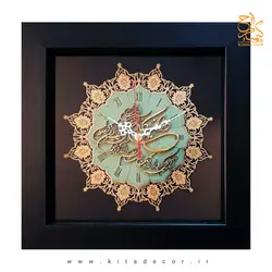 تابلو ساعت معرق جدید مذهبی خوشنویسی طرح 