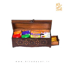 پک هدیه چوبی دمنوش و چای کد PS210 | کیتادکور