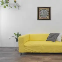 تابلو قرآنی معرق خوشنویسی وان یکاد مدل ترمه TE 802 F2 - کیتادکور