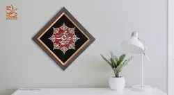 تابلو معرق طرح خوشنویسی «صلوات» - کیتادکور