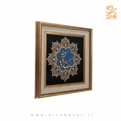 تابلو هدیه معرقکاری طرح خوشنویسی زندگی باغ تماشای خداست - کیتادکور