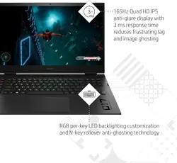 لپ تاپ گیمینگ اچ پی اومن HP Omen 17 پردازنده Core i7 نسل سیزدهم گرافیک انویدیا RTX