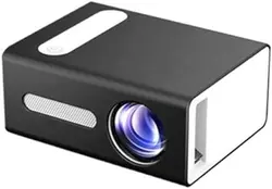 پروژکتور چند رسانه ای قابل حمل Yellow T300 Led Mini Projector 25ANSI