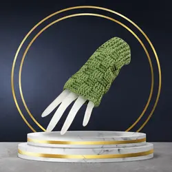 دستکش بافتنی زنانه طرح 8991 | اکسسوری های پاییزه و زمستانه | مد و پوشاک | فشن و مدلینگ