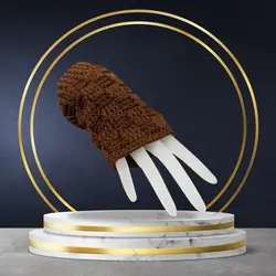 دستکش بافتنی زنانه طرح 8954 | اکسسوری های پاییزه و زمستانه | مد و پوشاک | فشن و مدلینگ