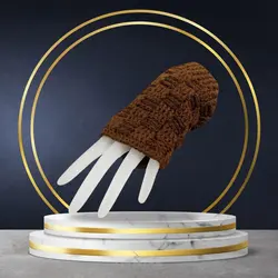 دستکش بافتنی زنانه طرح 8954 | اکسسوری های پاییزه و زمستانه | مد و پوشاک | فشن و مدلینگ