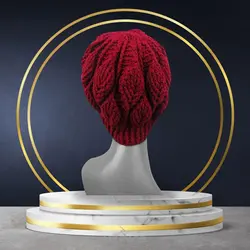 کلاه بافتنی زنانه دستباف مدل 8709 | پوشاک و اکسسوری آقایان | فروشگاه خرید اینترنتی اهل مد |