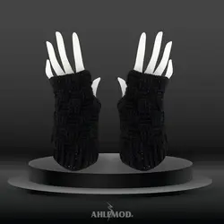 دستکش بافتنی زنانه طرح 8634 | اکسسوری های پاییزه و زمستانه | مد و پوشاک | فشن و مدلینگ