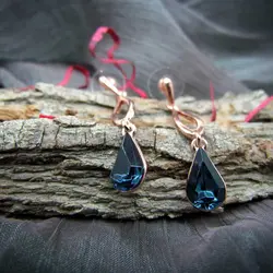 گوشواره زنانه سواروسکی مدل 3854 | اکسسوری | زیورآلات | بدلیجات | پوشاک آقایان و بانوان