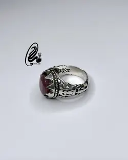 انگشتر یاقوت مردانه کد M34678