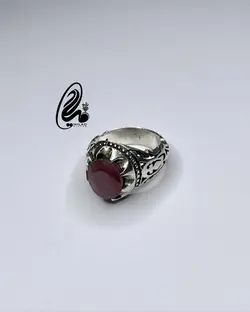 انگشتر یاقوت مردانه کد M34678