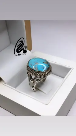 انگشتر فیروزه مردانه کد M37721