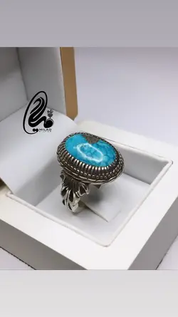 انگشتر فیروزه مردانه کد M68743