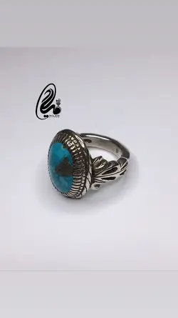 انگشتر فیروزه مردانه کد M68743