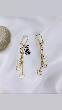 گوشواره آویز استیل کد Q6468