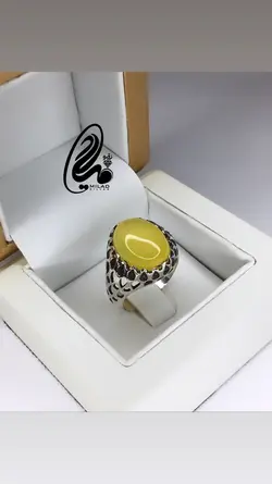 انگشتر عقیق شرف و شمس مردانه کد M67832