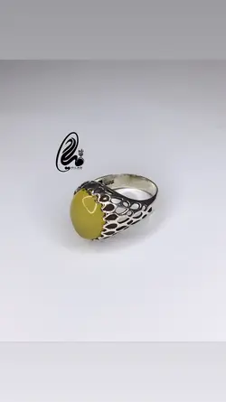 انگشتر عقیق شرف و شمس مردانه کد M67832