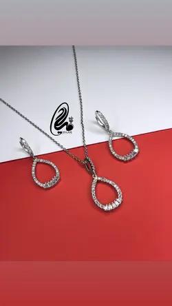 نیمست جواهری نقره کد NS7045