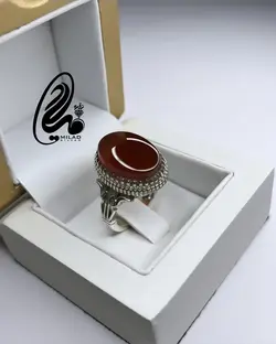 انگشتر عقیق مردانه کد M67532