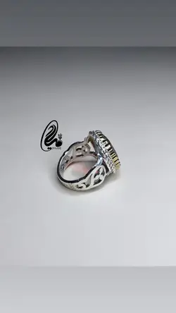 انگشتر یاقوت سرخ مردانه کد M97693