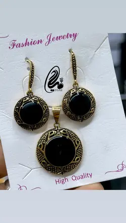 نیمست طلاروس نگین اونیکس NS75441