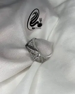 حلقه مردانه نقره کد H3452