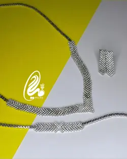 سرویس نقره برلیان جواهری کد Sb2542