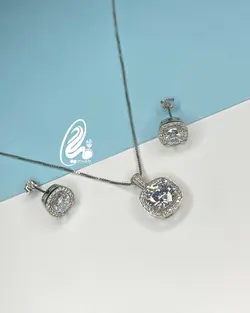 نیمست جواهری نقره کد NS3643