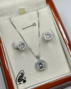 نیمست جواهری نقره کد NS3643