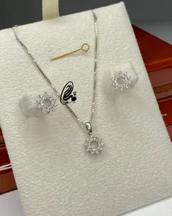 نیمست جواهری نقره کد NS8952
