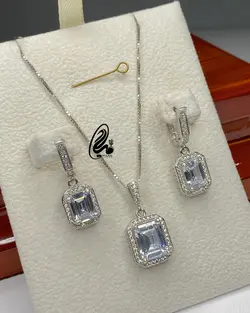 نیمست جواهری نقره کد NS2356