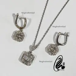 نیم‌ست برلیان جواهری امرالدکات کد NS7653