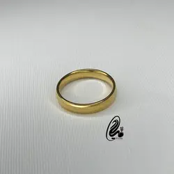 حلقه رینگی استیل طلایی کد H7836