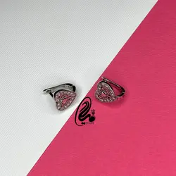 نیمست جواهری طرح قلب کد NS76531