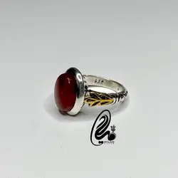 انگشتر عقیق مردانه کد M90123