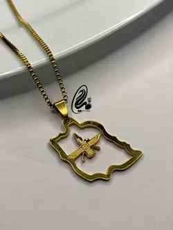 گردنبند استیل فروهر کد Q56622