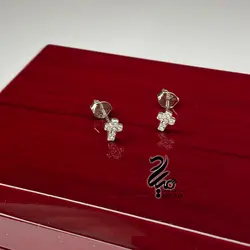 گوشواره نقره میخی کد Q22457