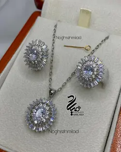 نیمست نقره جواهری کد NS2211