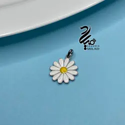 گردنبند نقره مدل آفتابگردان کد J2394