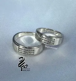 حلقه ست نقره برلیان جواهری کد H5462